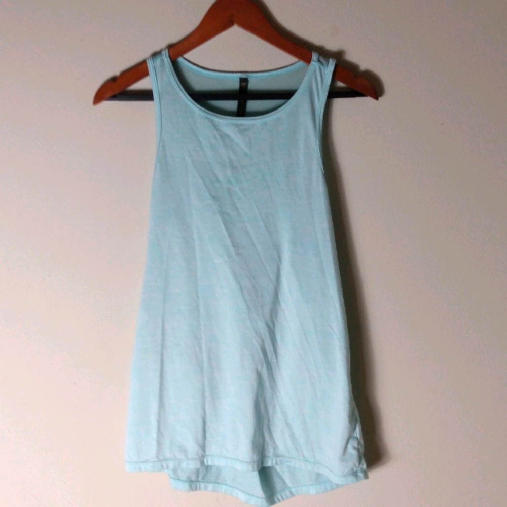 Gaiam S Pastel Turquoise Yoga Top